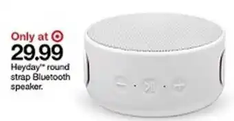 Target Heyday Round Strap Bluetooth Speaker offer