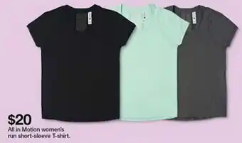 Target All in Motion Women's Run Short Sleeve T-shirt offer