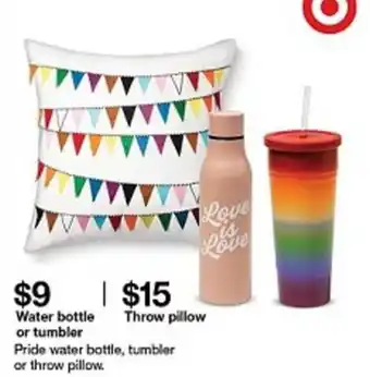 Target Water Bottle or Tumbler offer