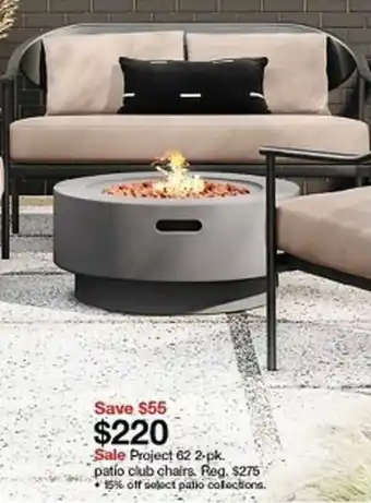 Target Project 62 Patio Club Chairs offer