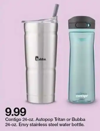Contigo 24 oz Autopop Tritan or Bubba 24 oz