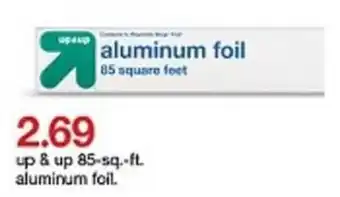 Target Up & Up 85 sq Aluminum Foil offer