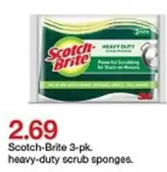 Target Scotch Brite Heavy Duty Scrub Sponges offer