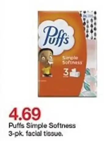 Target Puffs Simple Softness Facial Tissue offer