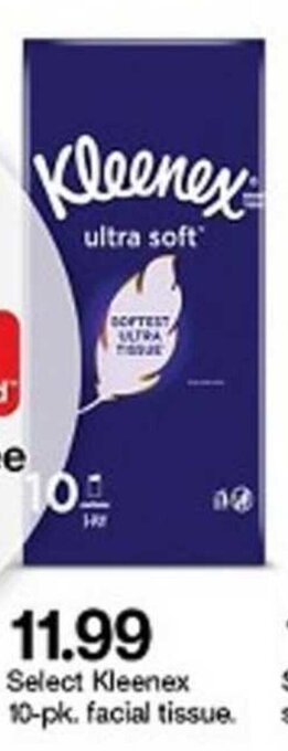 Target Kleenex Facial Tissue offer