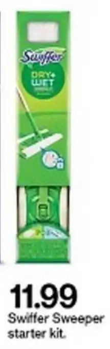 Target Swiffer Sweeper Starter Kit offer