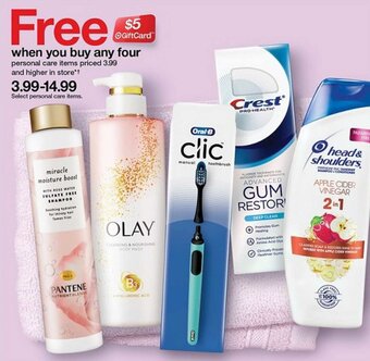 Target Personal Care offer