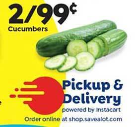 Save a Lot Cucumbers offer