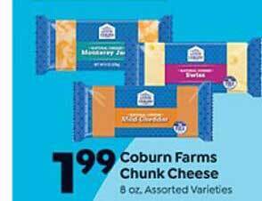 Save a Lot Coburn Farms Chunk Cheese offer