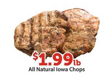 Fareway All Natural Iowa Chops offer