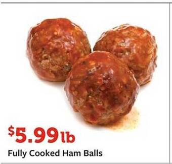 Fareway Fully Cooked Ham Balls offer