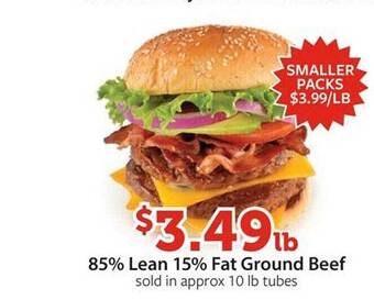 Fareway 85% Lean 15% Fat Ground Beef offer