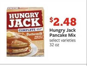 Fareway Hungry Jack Pancake Mix offer