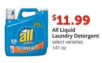 Fareway All Liquid Laundry Detergent offer
