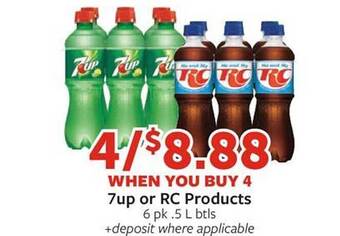 Fareway 7up Or Rc Products offer