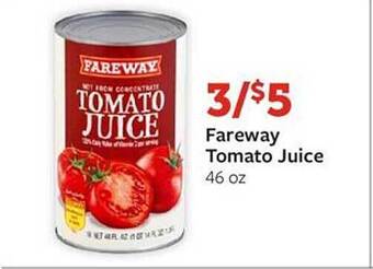 Fareway Fareway Tomato Juice offer