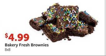 Fareway Bakery Fresh Brownies offer