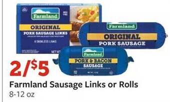 Fareway Farmland Sausage Links Or Rolls offer