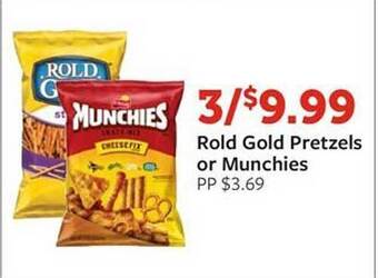 Fareway Rold Gold Pretzels Or Munchies offer