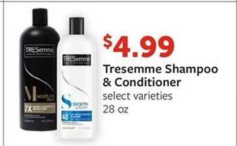 Fareway Tresemme Shampoo & Conditioner offer