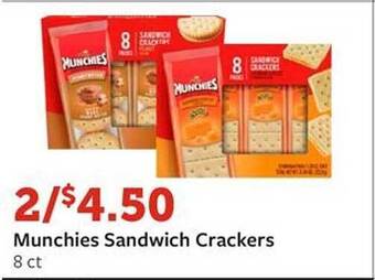 Fareway Munchies Sandwich Crackers offer