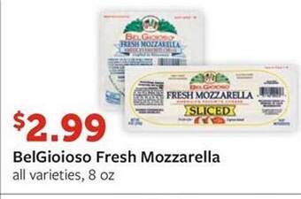 Fareway Belgioioso Fresh Mozzarella offer