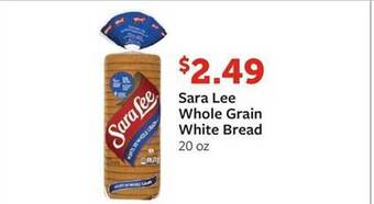 Fareway Sara Lee Whole Grain White Bread offer