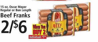 FoodFair Beef Franks offer