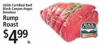 FoodFair Rump Roast offer