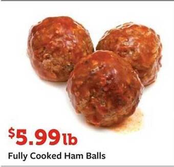 Fareway Fully Cooked Ham Balls offer