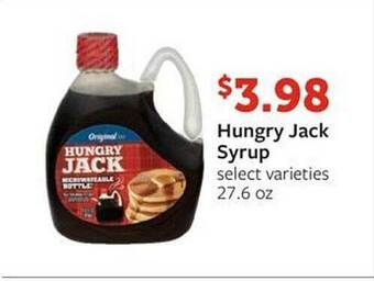 Fareway Hungry Jack Syrup offer
