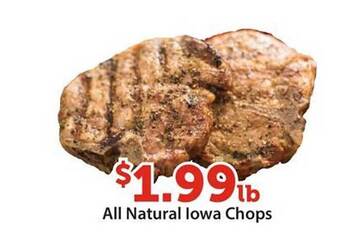 Fareway All Natural Iowa Chops offer