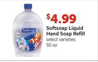 Fareway Softsoap Liquid Hand Soap Refill offer