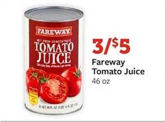 Fareway Fareway Tomato Juice offer