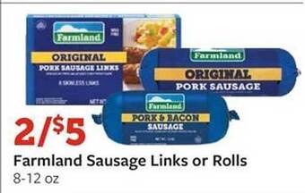 Fareway Farmland Sausage Links Or Rolls offer