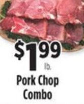 Pioneer Supermarkets Pork Chop Combo offer