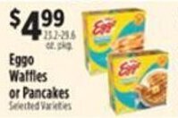 Pioneer Supermarkets Eggo Waffles or Pancakes offer