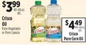 Pioneer Supermarkets Crisco Oil offer