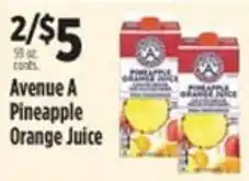 Pioneer Supermarkets Pineapple Orange Juice 59 oz. offer