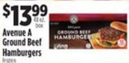 Pioneer Supermarkets Ground Beef Hamburgers offer