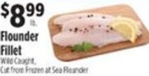 Pioneer Supermarkets Flounder Fillet offer