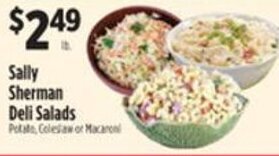 Pioneer Supermarkets Sally Sherman Deli Salads offer