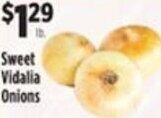 Pioneer Supermarkets Sweet Vidalia Onions offer