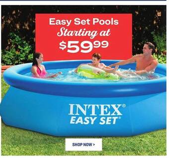 Academy Easy Set Pools offer