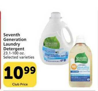 Vons Seventh Generation Laundry Detergent offer