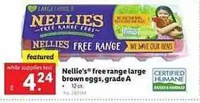 Lidl Nellie's Free Range Large Brown Eggs Grade A offer