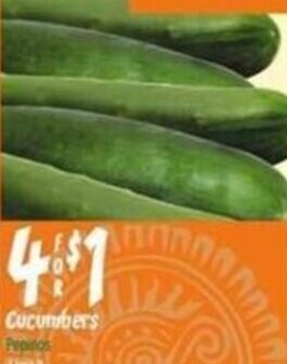 Food City Cucumbers offer