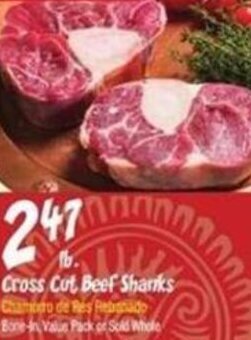 Food City Cross Cut Beef Shanks offer