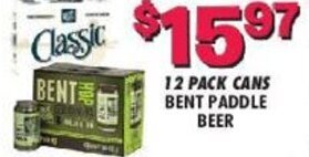 12 Pack Bent Paddle Beer