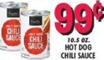 Miners County Market 10.5 oz. Hot Dog Chili Sauce offer